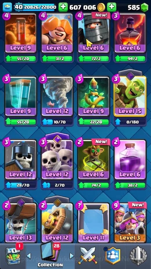Clash Royale Accounts Lv 40|Trophy 7818|KTL 13|Limited Skin|Card 121|4 H image 8