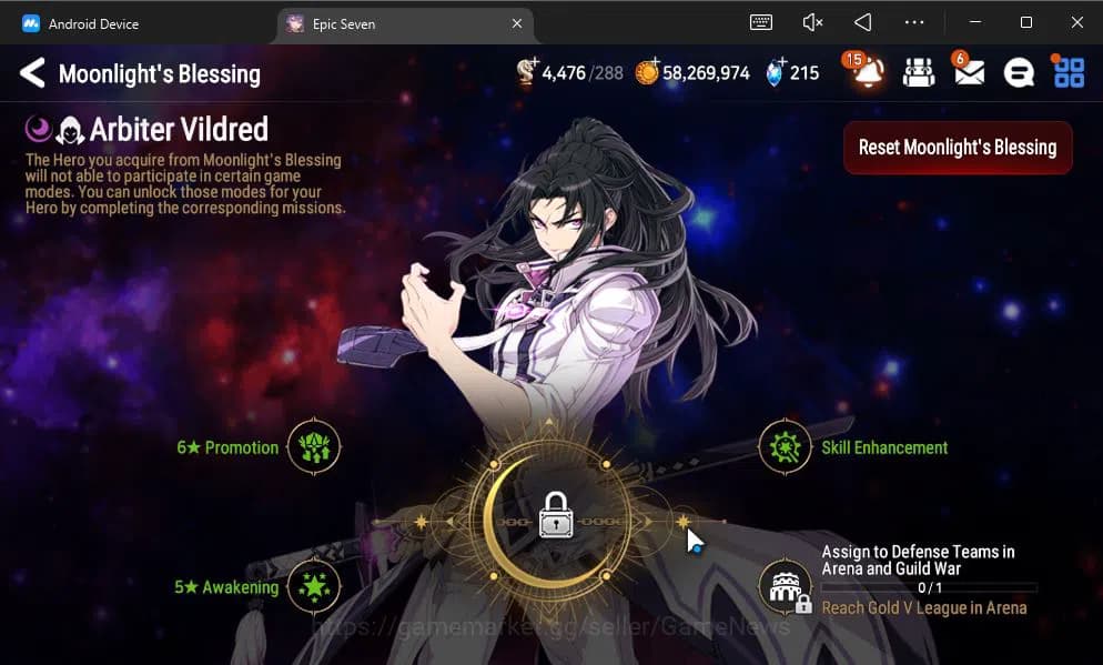 Epic Seven Accounts GLOBAL UNVERIF|9 ML(NM Luna,ConQ Lilias,SE Celine, image 12