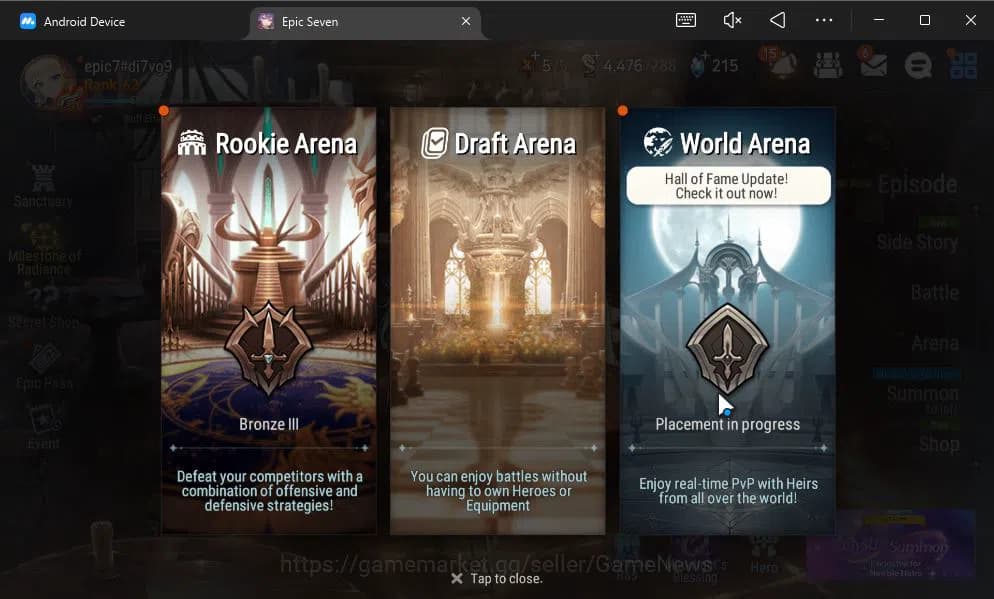 Epic Seven Accounts GLOBAL UNVERIF|9 ML(NM Luna,ConQ Lilias,SE Celine, image 16