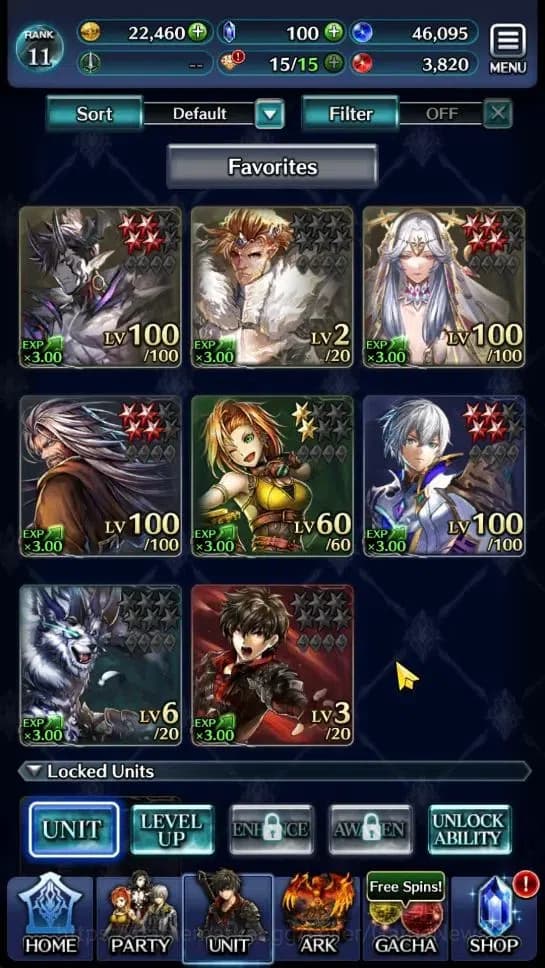 Last Cloudia Accounts GLOBAL|Rank 11|Top Tier Unit [Demon Lord Judecca-S image 1