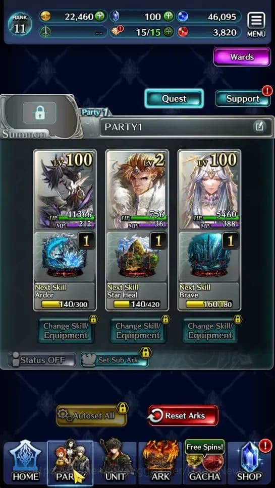 Last Cloudia Accounts GLOBAL|Rank 11|Top Tier Unit [Demon Lord Judecca-S image 6