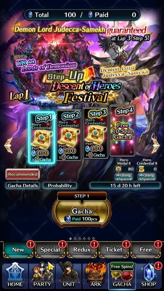 Last Cloudia Accounts GLOBAL|Rank 11|Top Tier Unit [Demon Lord Judecca-S image 8