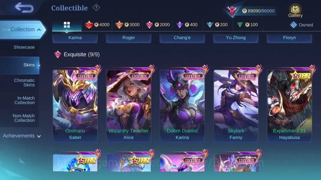 Mobile Legends: Bang Bang Accounts Global|Hero 123 Skin 287|Exalted|Legend Franco|Pri image 12
