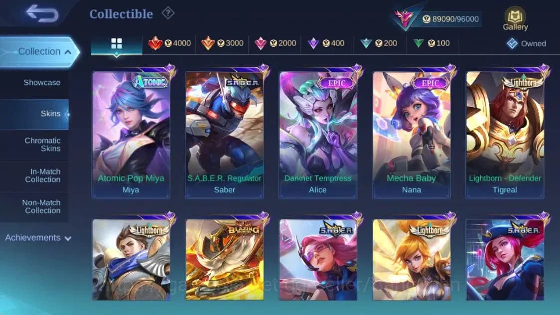 Mobile Legends: Bang Bang Accounts Global|Hero 123 Skin 287|Exalted|Legend Franco|Pri image 14