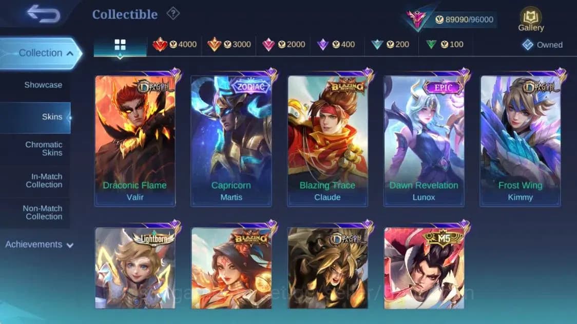 Mobile Legends: Bang Bang Accounts Global|Hero 123 Skin 287|Exalted|Legend Franco|Pri image 16