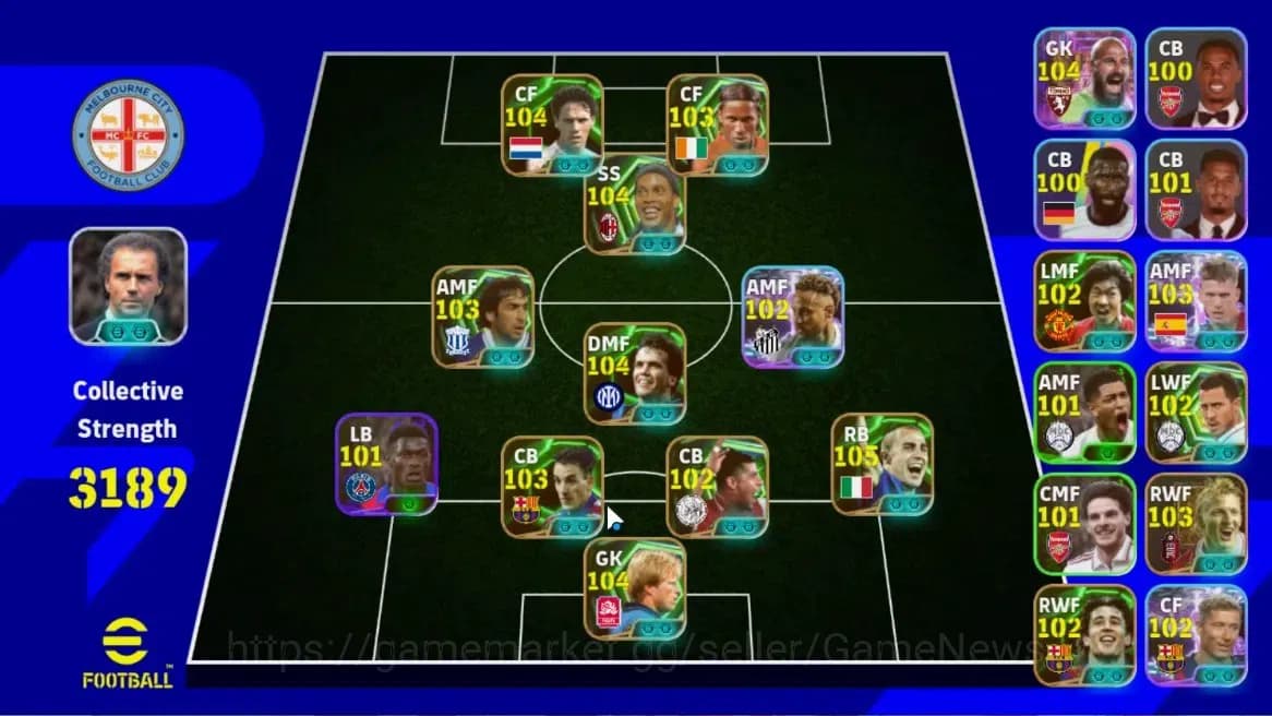 eFootball Accounts Android|Fabio Cannavaro,Marco van Basten,Ronaldinh image 1