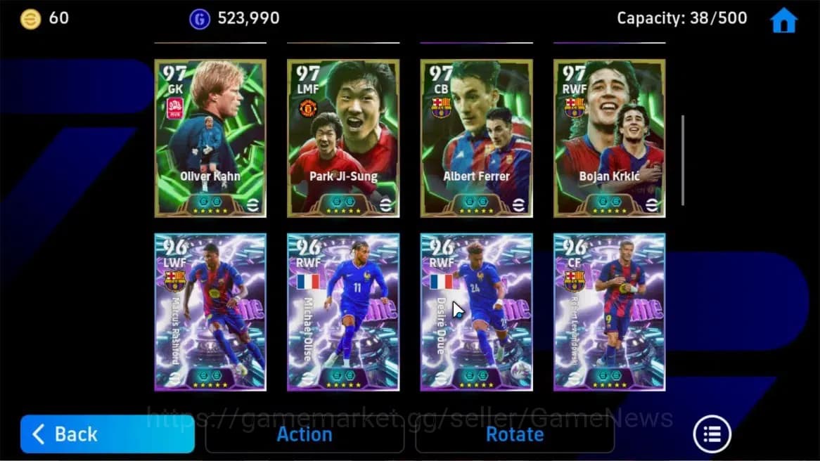 eFootball Accounts Android|Fabio Cannavaro,Marco van Basten,Ronaldinh image 9