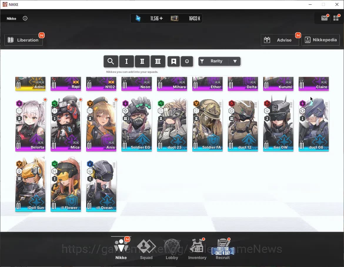 Goddess of Victory: Nikke Accounts SEA|37 SSR|SyncLV133|Gem 11k|Rapi: Red Hood,Crown, image 7