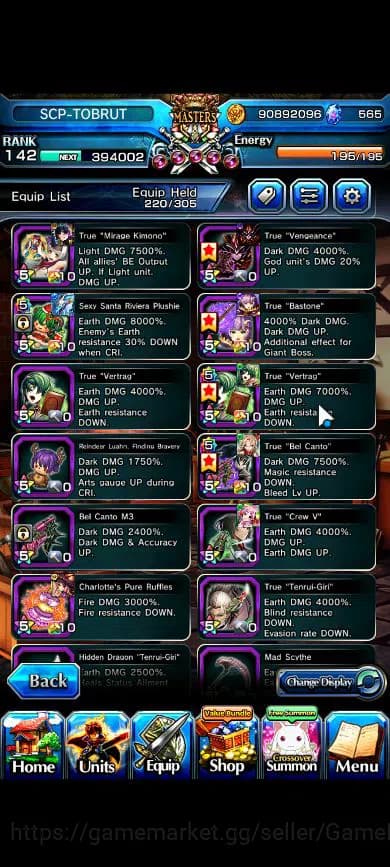 Grand Summoners Accounts Global|Rank 142|34 Ascend|RoyTW,InumutaTW,BetaTW,E image 10