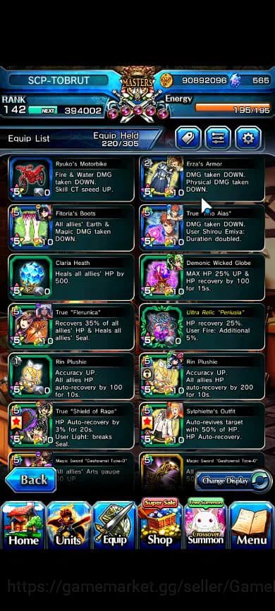 Grand Summoners Accounts Global|Rank 142|34 Ascend|RoyTW,InumutaTW,BetaTW,E image 14