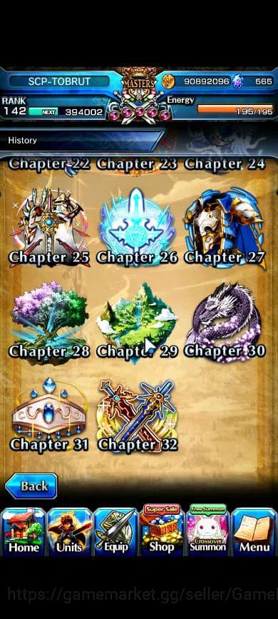 Grand Summoners Accounts Global|Rank 142|34 Ascend|RoyTW,InumutaTW,BetaTW,E image 20