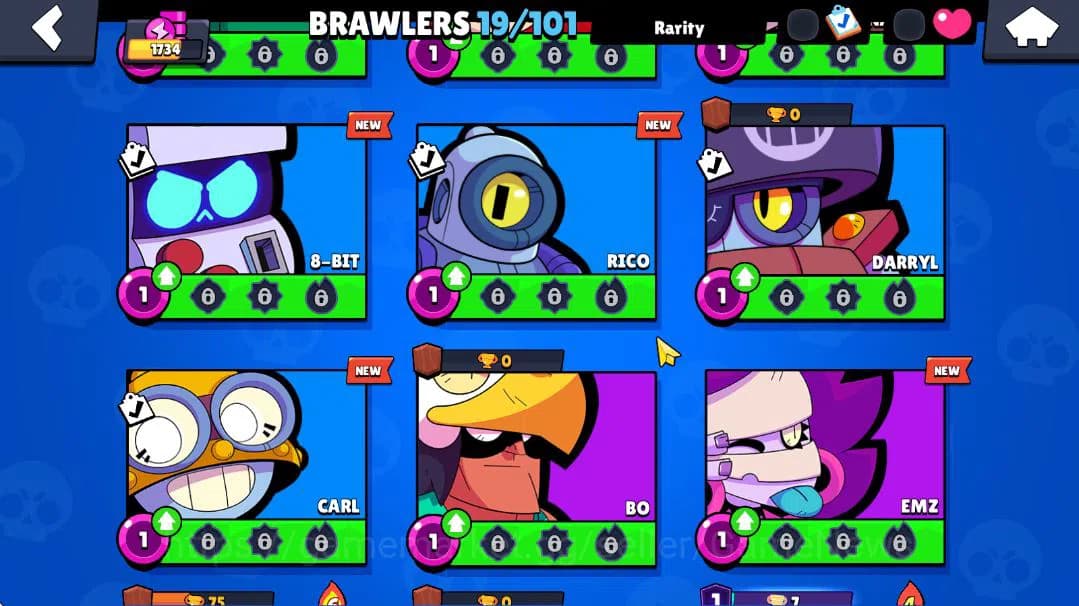 Brawl Stars Accounts 1734 Thropy|19 Brawlers 2 Max Level|Well Build Mor image 7