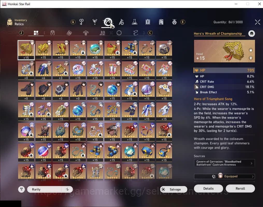 Honkai Star Rail Accounts Asia|TL 70|13 Limited|[Kafka,Robin,Acheron E1,Spar image 10