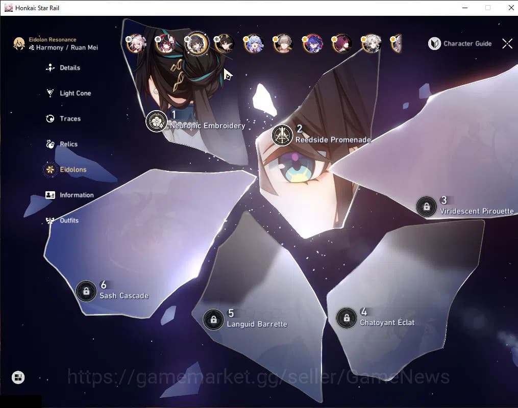 Honkai Star Rail Accounts Asia|TL 70|13 Limited|[Kafka,Robin,Acheron E1,Spar image 5