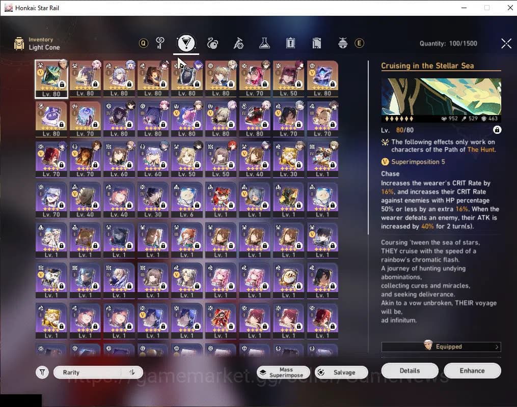 Honkai Star Rail Accounts Asia|TL 70|13 Limited|[Kafka,Robin,Acheron E1,Spar image 8