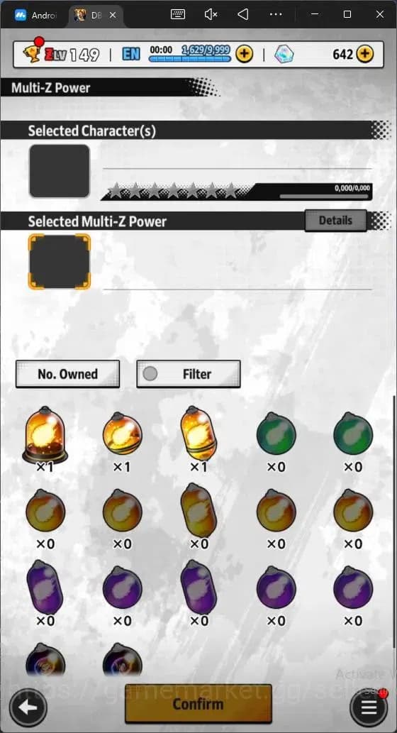 Dragon Ball Legends Accounts Android|Lvl 149|16.3M Total Power|642 CC|1 LR|1 UL image 6