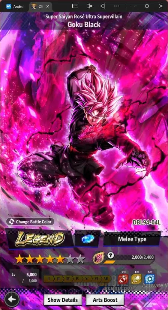 Dragon Ball Legends Accounts Android|Lvl 149|16.3M Total Power|642 CC|1 LR|1 UL image 8