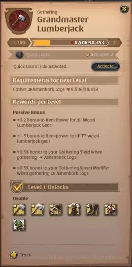 Albion Online Accounts ASIA|144M Total Fame|T8 Hide&3 T7 Gathering|Lv102 image 11