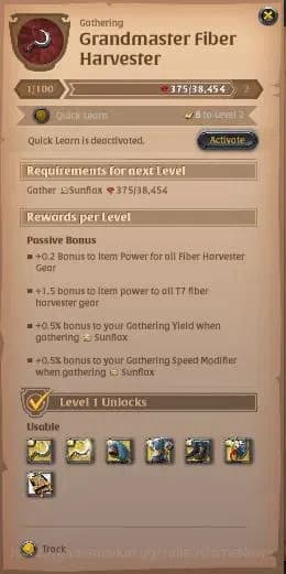 Albion Online Accounts ASIA|144M Total Fame|T8 Hide&3 T7 Gathering|Lv102 image 13