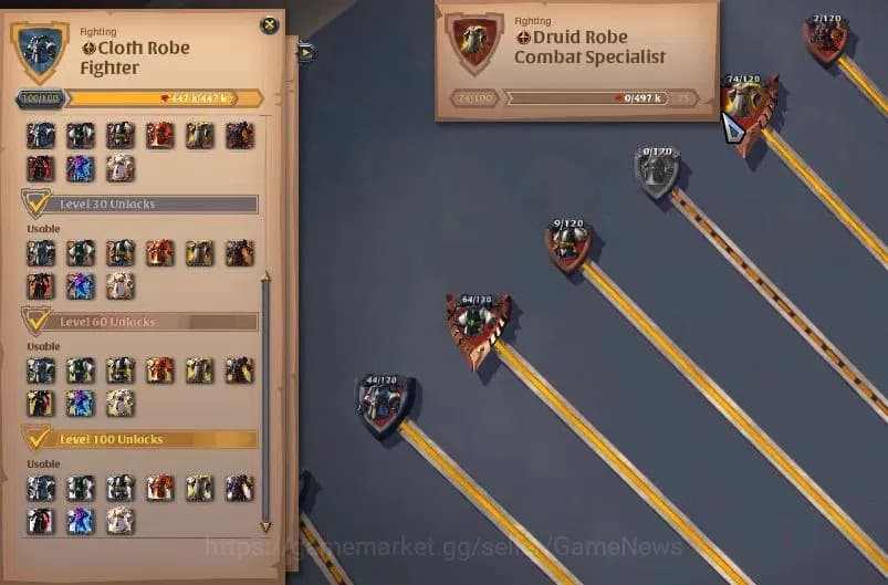 Albion Online Accounts ASIA|144M Total Fame|T8 Hide&3 T7 Gathering|Lv102 image 16