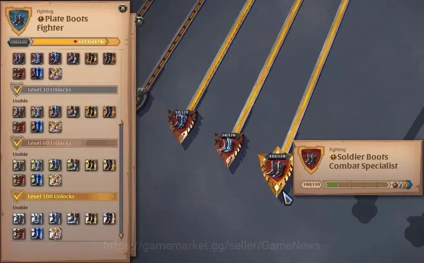 Albion Online Accounts ASIA|144M Total Fame|T8 Hide&3 T7 Gathering|Lv102 image 20