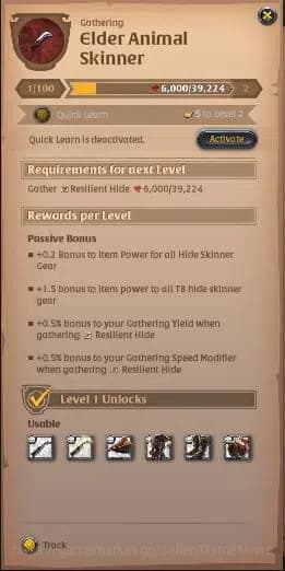 Albion Online Accounts ASIA|144M Total Fame|T8 Hide&3 T7 Gathering|Lv102 image 3