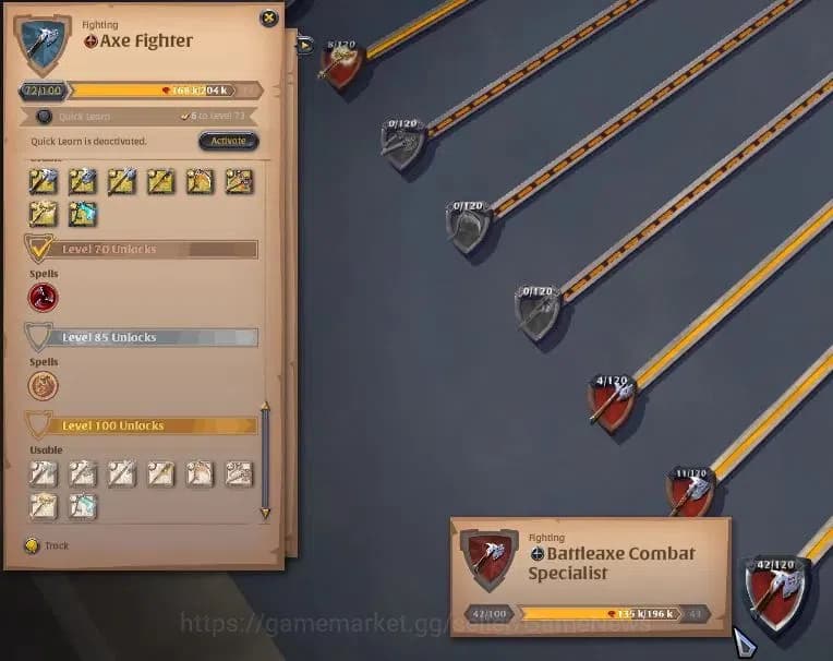 Albion Online Accounts ASIA|144M Total Fame|T8 Hide&3 T7 Gathering|Lv102 image 5