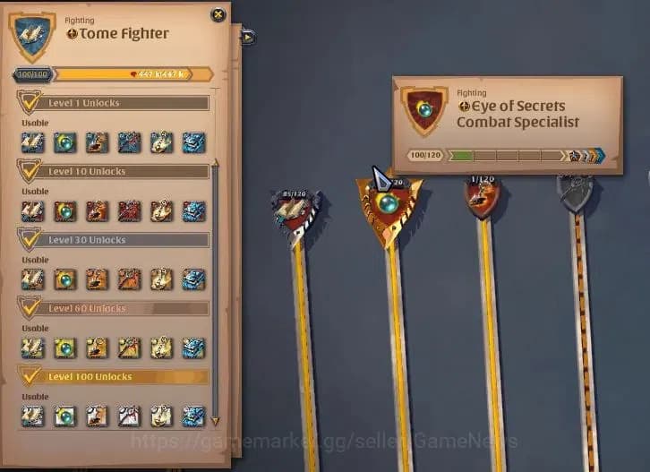 Albion Online Accounts ASIA|144M Total Fame|T8 Hide&3 T7 Gathering|Lv102 image 9