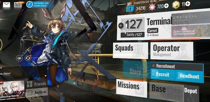 Arknights Accounts Lv 1| Fresh Starter Exusiai | Char B5 [Amiya, Spec image 1
