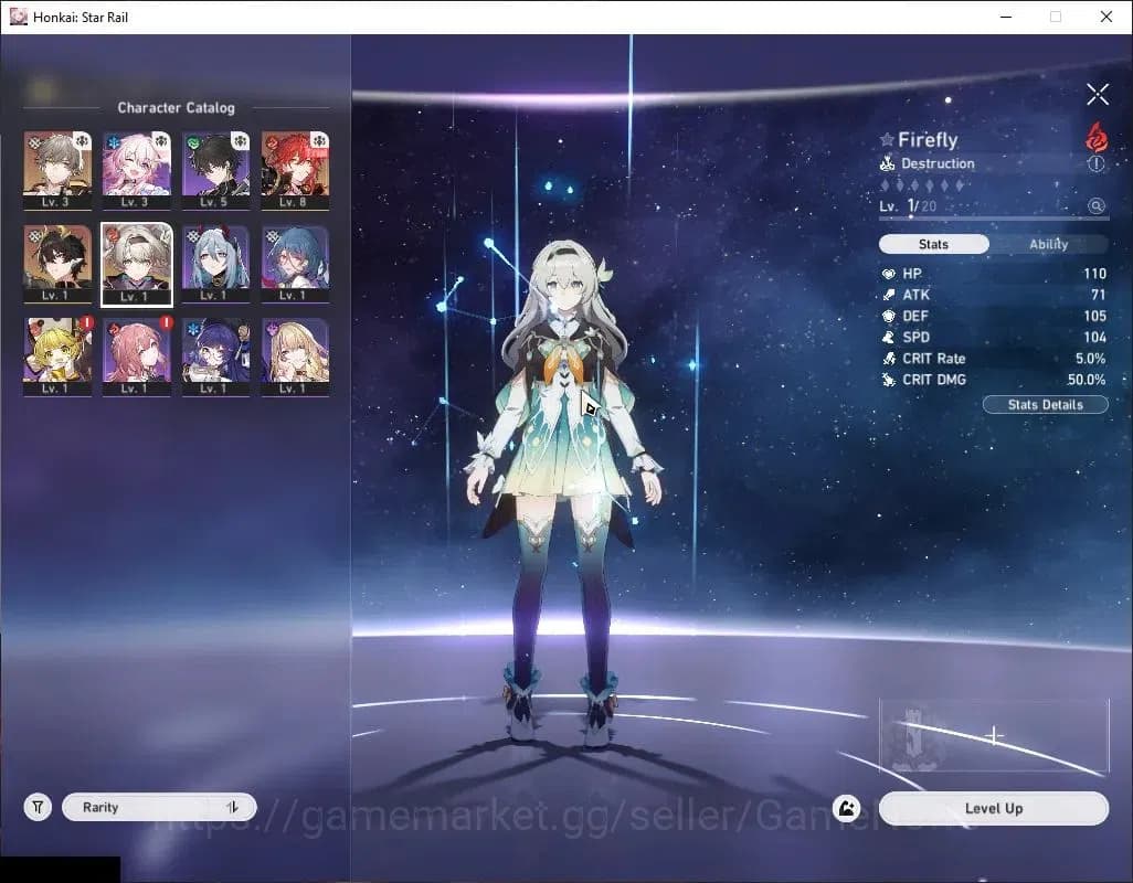 Honkai Star Rail Accounts Asia | TL 4 | 2 Golden Comp | 2 Limited | Firefly, image 4