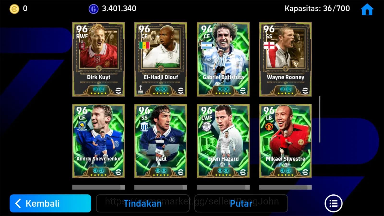 eFootball Accounts ANDROID|PW 3201|gullit epic,stojkovi epic,berbatov image 3