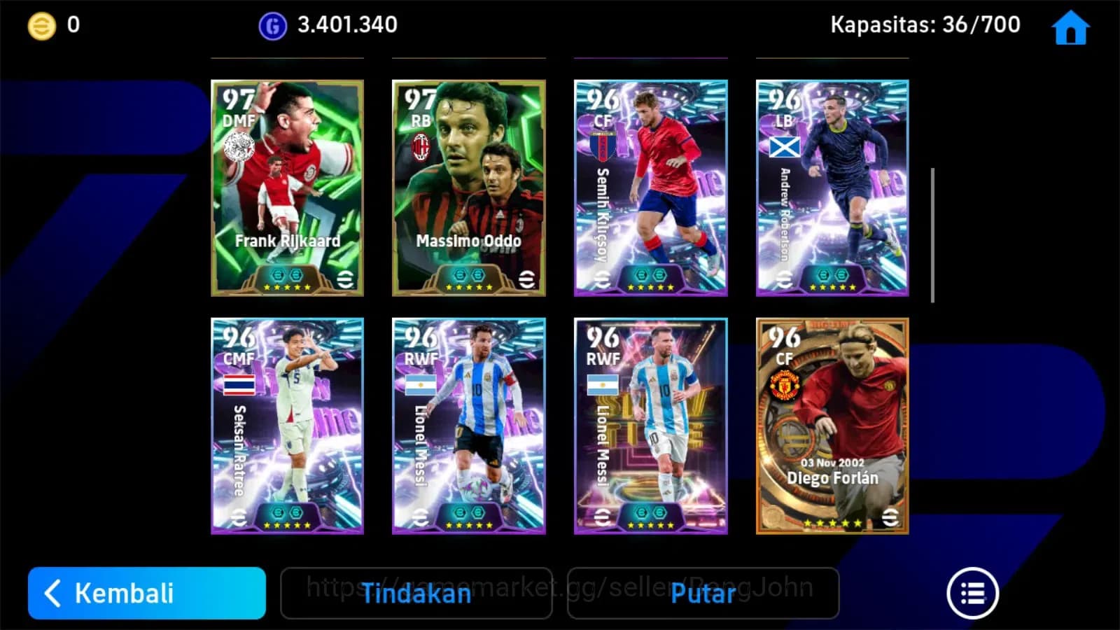 eFootball Accounts ANDROID|PW 3201|gullit epic,stojkovi epic,berbatov image 4