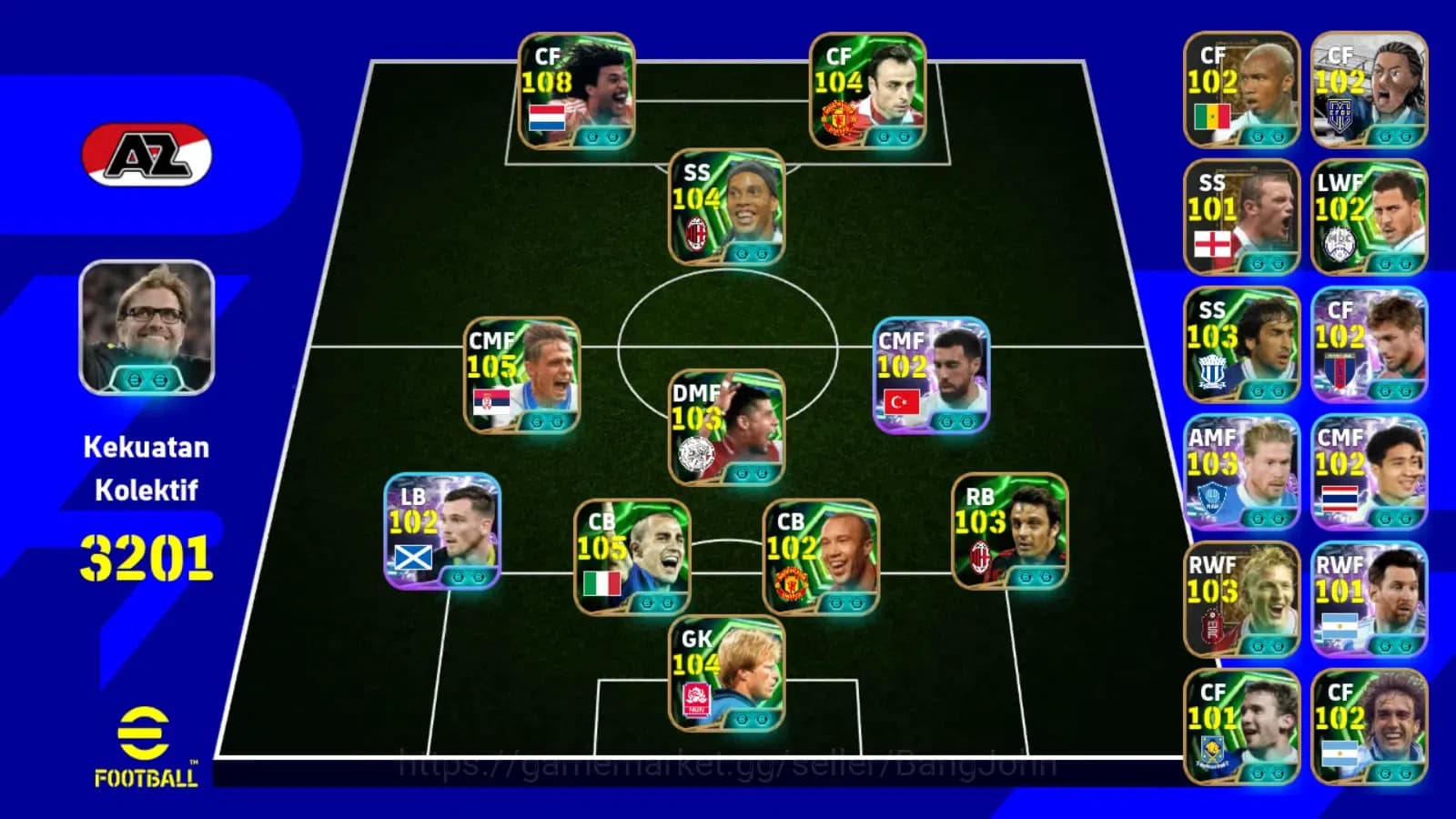 eFootball Accounts ANDROID|PW 3201|gullit epic,stojkovi epic,berbatov image 8