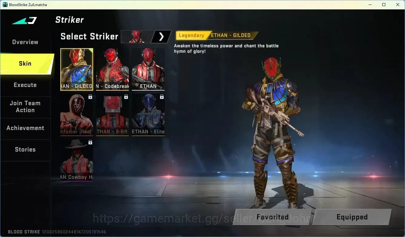 Blood Strike Accounts ASIA | 2 AOT: FAL,KAG-6 | 1 ULTRA: INP-9 | 8 LEGEN image 1