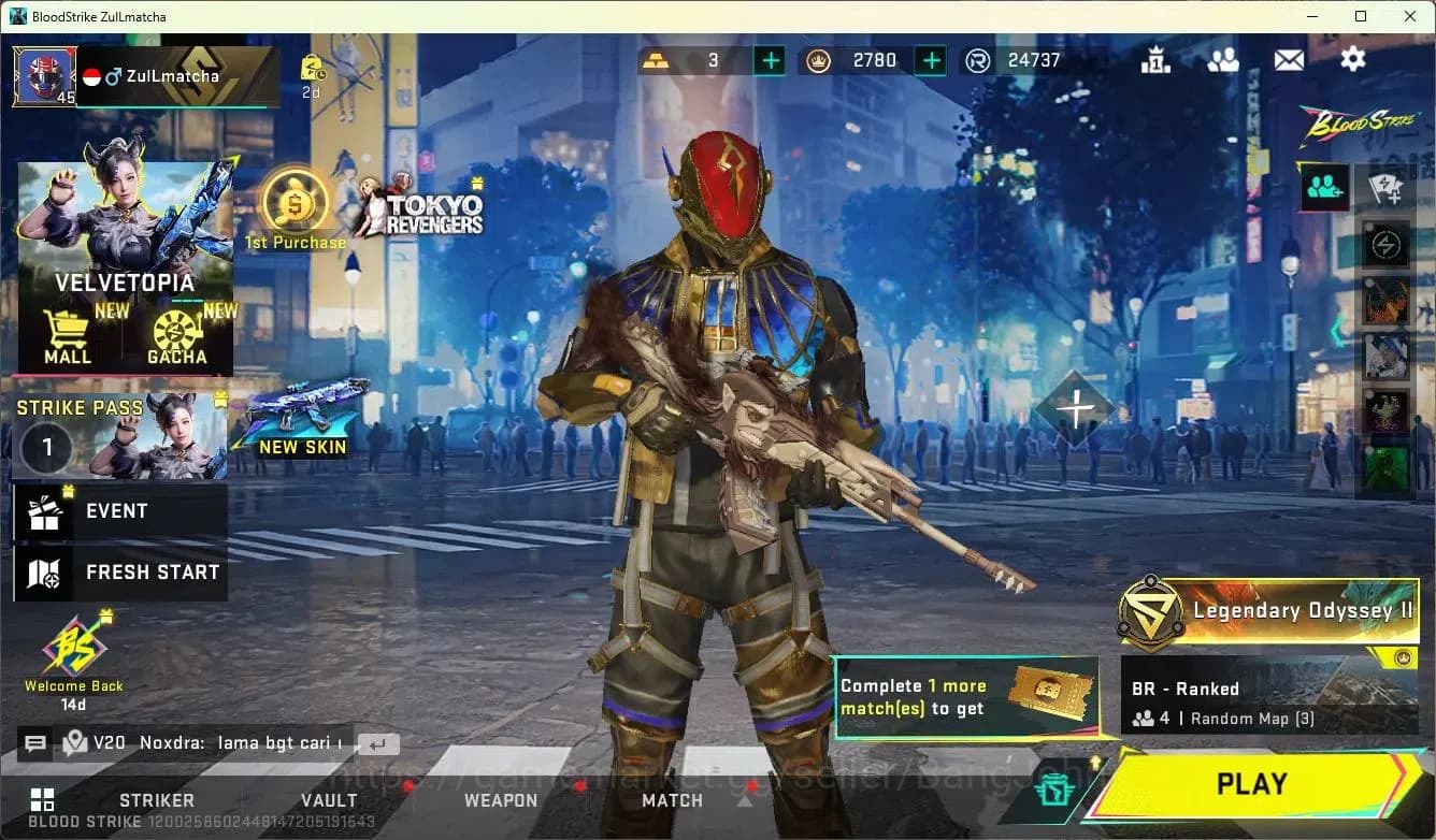 Blood Strike Accounts ASIA | 2 AOT: FAL,KAG-6 | 1 ULTRA: INP-9 | 8 LEGEN image 18