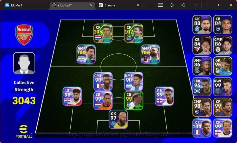 eFootball Accounts Android|PW 3043|Epic Makaay,Shevchenko|Salah SHW|M image 2