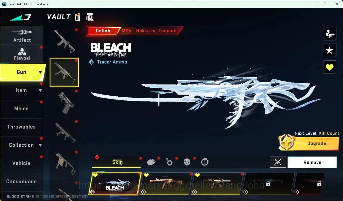 Blood Strike Accounts ASIA| L50 Master IV Mythic | Eternal KRAKEN (Melee image 11