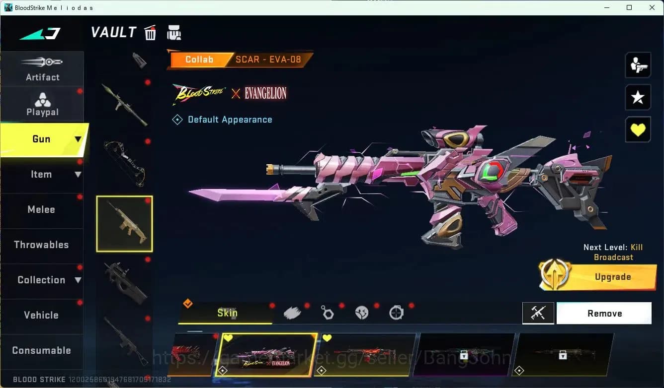 Blood Strike Accounts ASIA| L50 Master IV Mythic | Eternal KRAKEN (Melee image 16