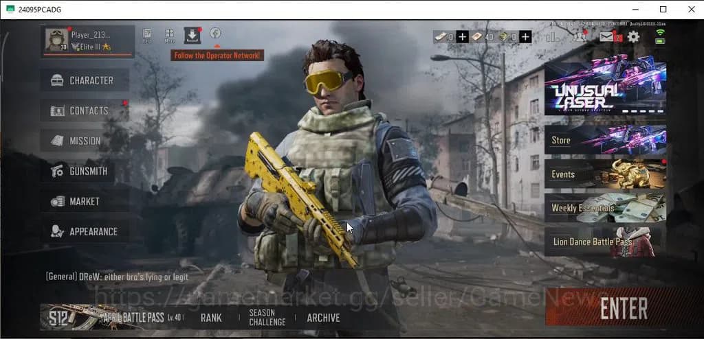 Arena Breakout Accounts MOBILE Lv30|SV 24,7M|CV 24M|SS AKM,GM AK-12,Forest image 1