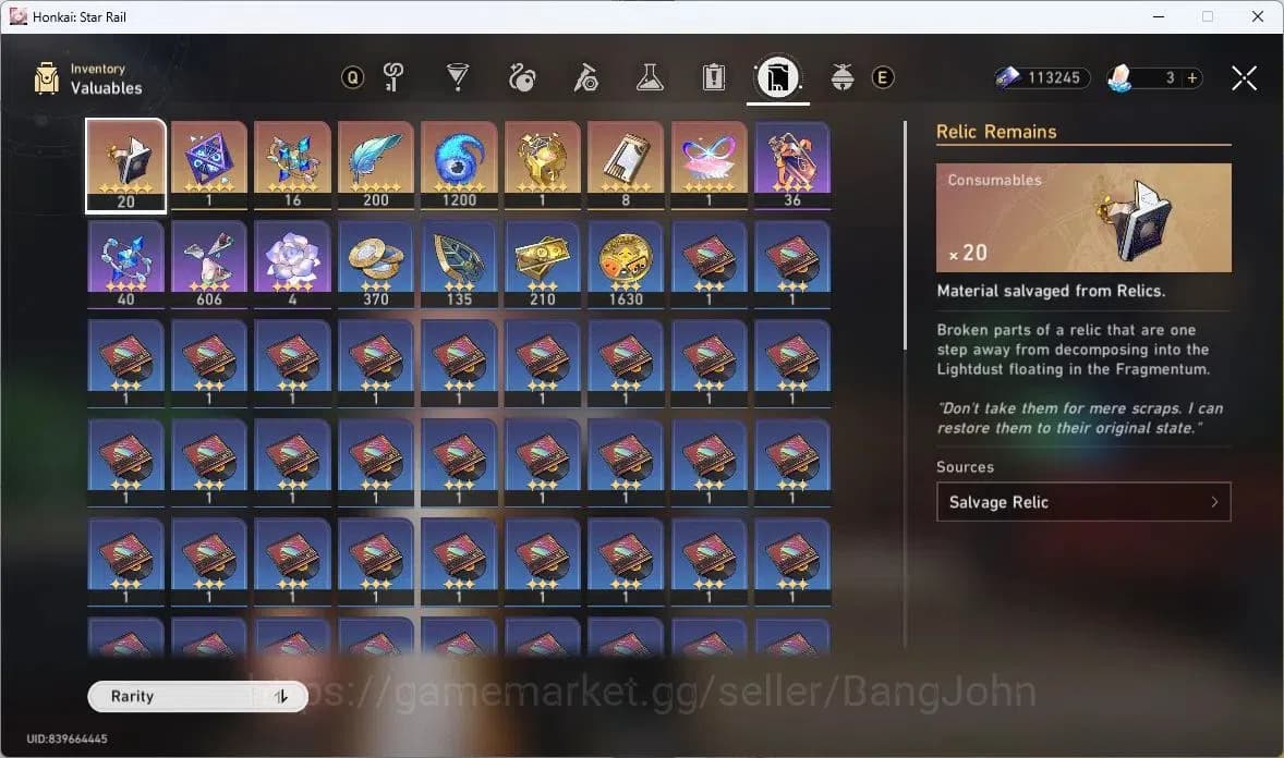 Honkai Star Rail Accounts ASIA | TL67, Sparkle, Firefly, Ruan Mei, Hyacine, image 13