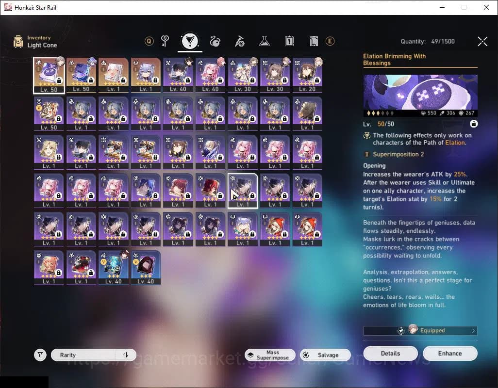 Honkai Star Rail Accounts Asia|TL 37|2 Golden Comp|3 Limited| WS 999+Sign, S image 8