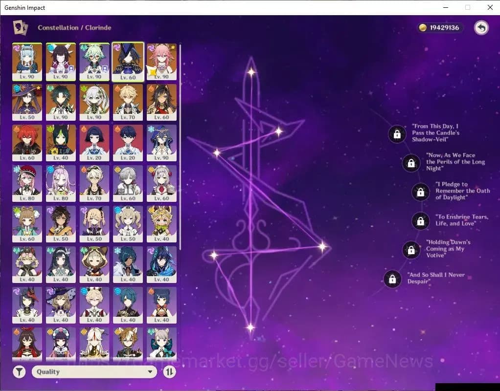 Genshin Impact Accounts ASIA|AR 57|6 Limit+11(*5WeP)|(ColumbinaC1,Ineffa,Y image 6