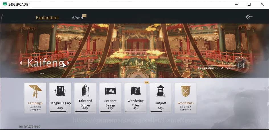 Where Winds Meet Accounts GLOBAL|Lv 90|GS 26K|Abyss Conqueror 9|Fieryheart O image 7