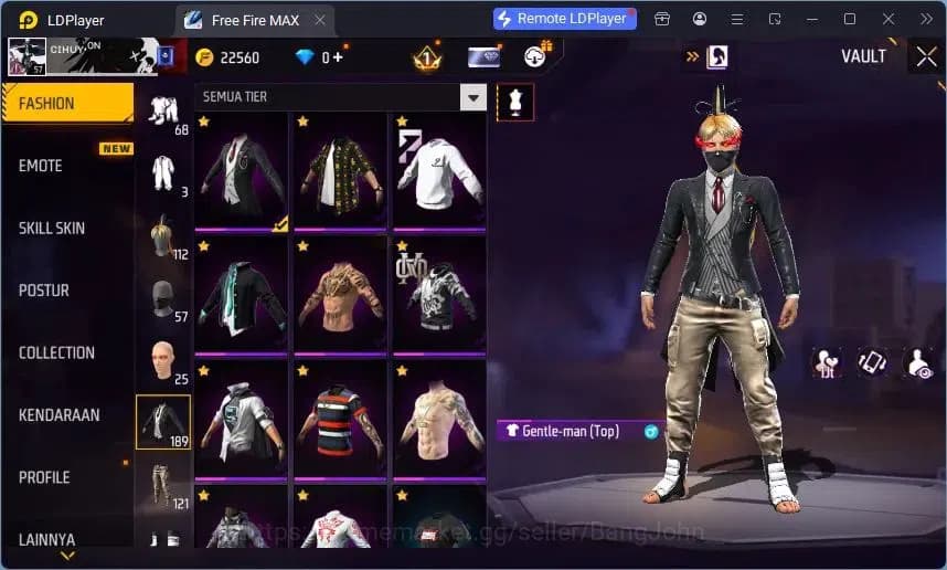 Free Fire Accounts Indonesia | Vault 189 | Evo M1014 Draco Lv5 | M188 image 16