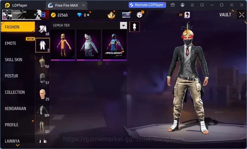 Free Fire Accounts Indonesia | Vault 189 | Evo M1014 Draco Lv5 | M188 image 20