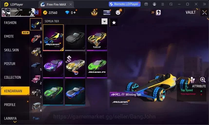 Free Fire Accounts Indonesia | Vault 189 | Evo M1014 Draco Lv5 | M188 image 6