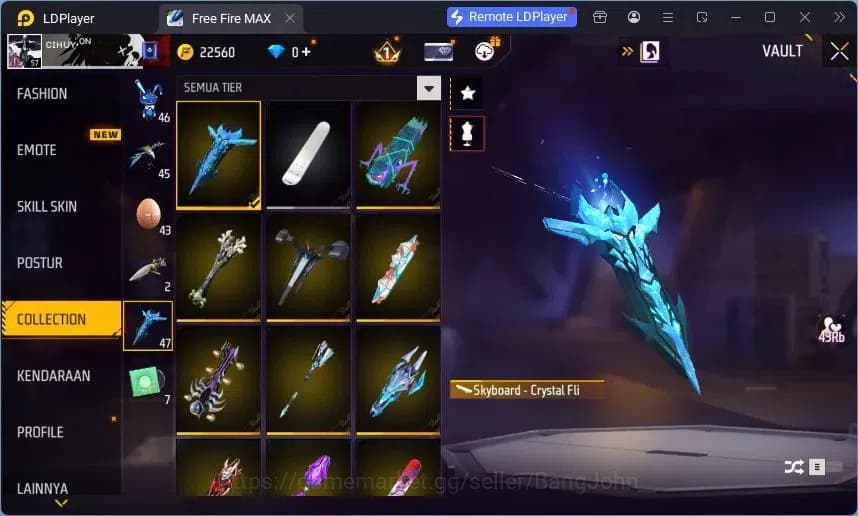 Free Fire Accounts Indonesia | Vault 189 | Evo M1014 Draco Lv5 | M188 image 7