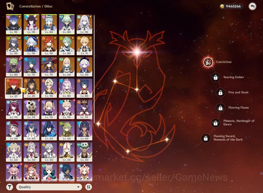 Genshin Impact Accounts ASIA|AR58|PremTeam Flins|8Limited+6(*5Weapon)|Inef image 6