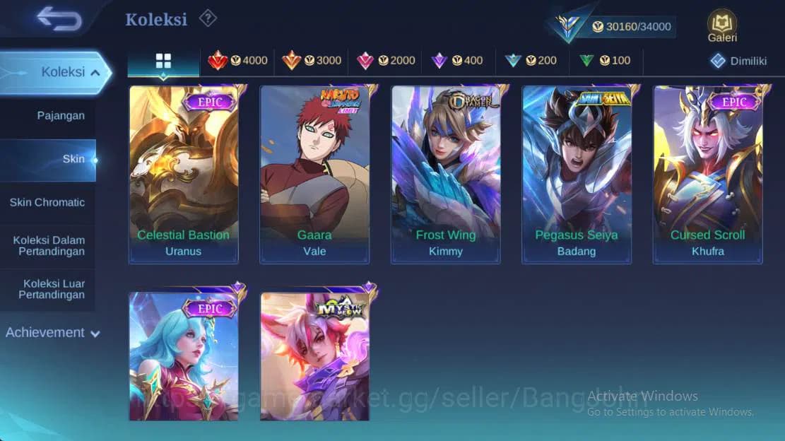 Mobile Legends: Bang Bang Accounts Hero 131, Skin 166 create granger, christ eudora image 5