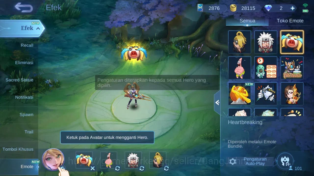 Mobile Legends: Bang Bang Accounts GLOBAL Hero 101 Skin 213 | Prime Beatrix | Luckybo image 14